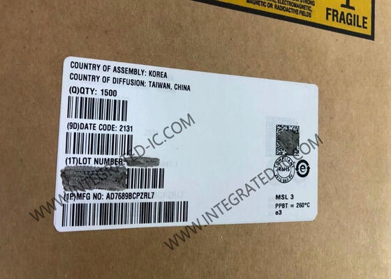 AD7689BCPZ 16-Bit 8-Kanal 250 kS/s Analog-Digital-Wandler-IC-Chip LFCSP-20