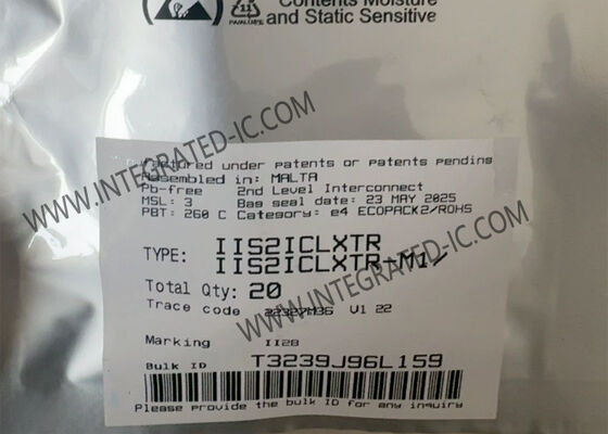 IIS2ICLXTR 2-Achsen digitaler Neigungssensor Bewegungssensor IC im LGA-16-Gehäuse