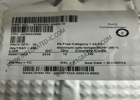 8T49N241-999NLGI Integrierter Schaltkreislauf-Chip mit 1 GHz FemtoClock NG-Uhrumsetzer in QFN40-Paket