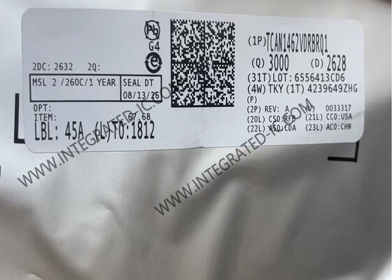 TCAN1462VDRBRQ1 Integrierter Schaltkreislauf-Chip mit Signalverbesserung CAN FD-Transceiver im VDFN8-Paket