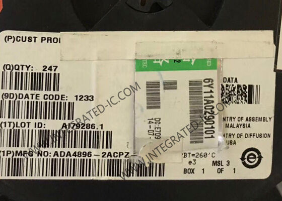 ADA4896-2ACPZ Integrierter Schaltkreislauf Chip Niedriggeräusch Schiene-zu-Schiene Ausgang Hochgeschwindigkeitsspannung Rückkopplung Verstärker LFCSP-8